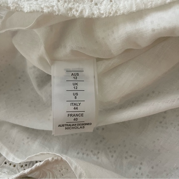 Nicholas White Eyelet Danni Dress - Picture 12 of 13